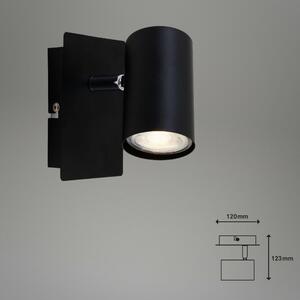 BRILONER Bodové svítidlo 12,3 cm 1xGU10 40W černá BRILO 2857-015