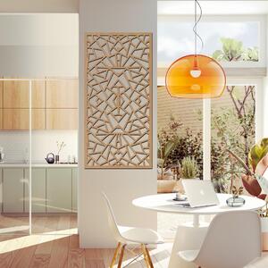 Dřevo života | Dekorační panel GEOMETRY | Barva: Ořech | Rozměry (cm): 30x60