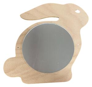 Funlife Zrcadlo do pokojíčku sedící králík 25 x 23 cm