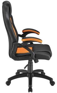 Kolečková kancelářská židle Montreal (oranžová)