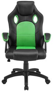 Kolečková kancelářská židle Montreal (zelená)