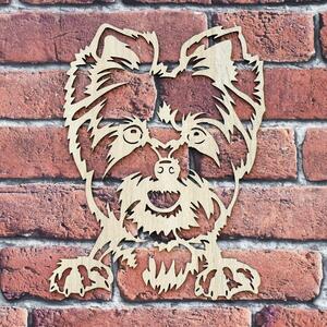 DUBLEZ | Dřevěný obraz psa na zeď - Yorkshire