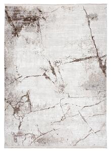 Krémový designový vintage koberec s abstraktním vzorem