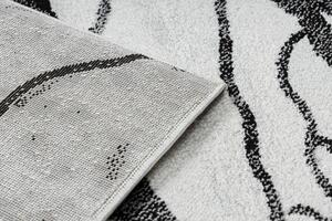 Makro Abra Kusový koberec EMERALD 3820 Luxusní moderní strom dřevo stříbrný Rozměr: 160x220 cm