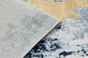 Makro Abra Kusový koberec EMERALD 1025 Luxusní abstraktní moderní krémový modrý zlatý Rozměr: 280x370 cm