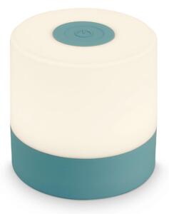 BRILONER LED nabíjecí stolní lampa, 7 cm, 2W, 150lm, modrá IP44 BRILO 7461010