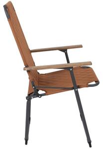 Bo-Camp Kempingová skládací židle Jefferson terracotta hnědá