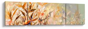 Obraz - Malované rostliny (170x50 cm)
