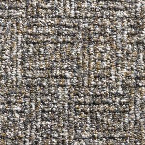 Timzo Bytový koberec Optik 2819 š.5m tm. šedo-hnědý