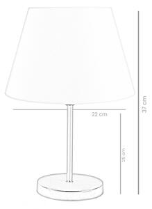 Stolní lampa AYD 1xE27/60W/230V bílá/zlatá