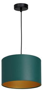 Lustr na lanku ARDEN 1xE27/60W/230V pr. 25 cm zelená/zlatá