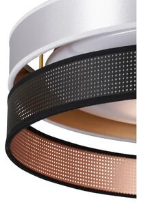 Duolla-LED Stropní svítidlo ROLLER DUO SH. LED/24W/230V pr. 45 cm stříbrná/černá