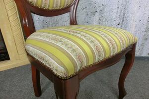 (3632) FILIPPO žlutá zámecká židle - set 2 ks