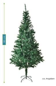 Umělý vánoční stromek - 180 cm, se stojanem, zelený