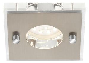 BRILONER LED vestavné svítidlo, 8,5 cm, 5 W, matný nikl IP44 BRI 7215-012