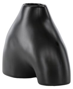 Váza Kento, černá, 21x8x15