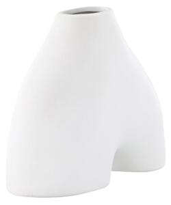 Váza Kento, bílá, 21x8x15