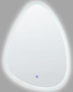 Nástěnné LED zrcadlo ø 78 cm stříbrné BETHUNE