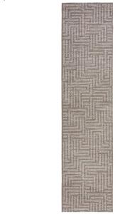 Flair Rugs koberce AKCE: 60x230 cm Kusový koberec Lipari Salerno Grey – na ven i na doma - 60x230 cm