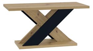 Konferenční stolek XAO, 110x60x70, artisan/černá