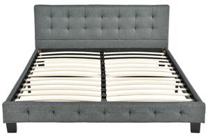 Čalouněná postel Manresa 140 x 200 cm – šedá