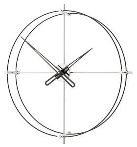 Mclocks Designové nástěnné hodiny TM604 Timeless silver-black 60cm