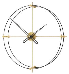 Mclocks Designové nástěnné hodiny TM601 Timeless antique gold-black 60cm