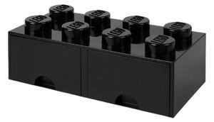 Černý úložný box LEGO® Storage 25 x 50 cm