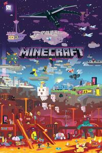 Plakát, Obraz - Minecraft - World Beyond, (61 x 91.5 cm)