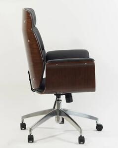 Kancelářská židle OREGON černá eko kůže