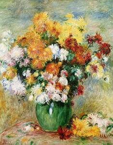 Pierre Auguste Renoir - Obrazová reprodukce Bouquet of Chrysanthemums, c.1884, (30 x 40 cm)