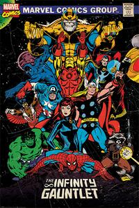 Plakát, Obraz - Marvel Retro - The Infinity Gauntlet