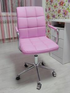 Kancelářská židle Q-022 růžová