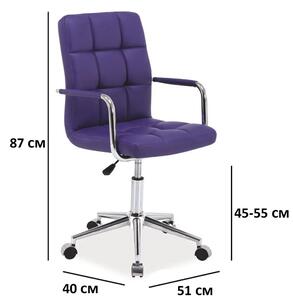 Kancelářská židle Q-022 fialová