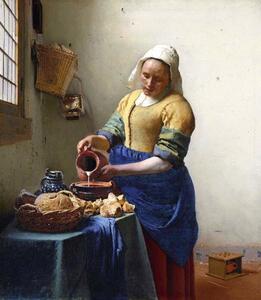 Obrazová reprodukce The Milkmaid, c.1658-60, Jan (1632-75) Vermeer