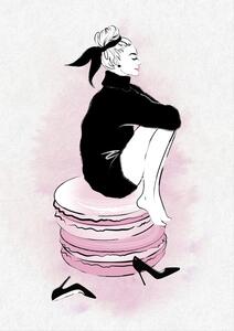 Ilustrace Macaron Girl, Martina Pavlova