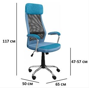 Kancelářská židle Q-336 modrá