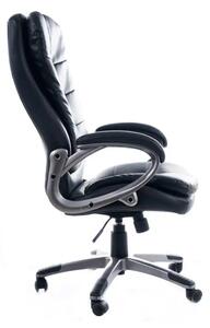 Kancelářská židle Q-270 černá eko kůže