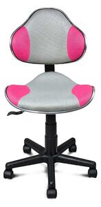 Kancelářská židle Q-G2 ružovo/šedá