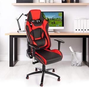 Kancelářská židle SUPRA černá/červená