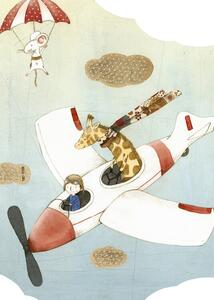 Ilustrace Aviator, Judith Loske, (30 x 40 cm)
