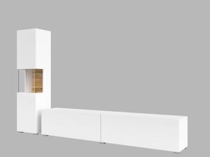Obývací nábytek BONA - bílá / wotan