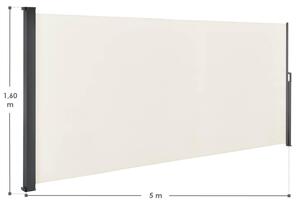 Boční markýza Dubai 500 x 160 cm béžová