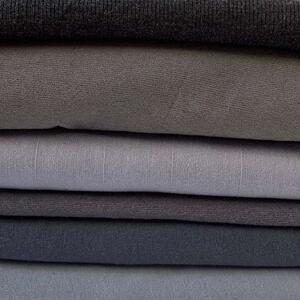 Prostřihy bavlněných úpletů balíčky 1 kg Barva: Odstíny šedé