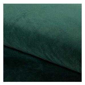 Čalouněná postel ASPEN VELVET 180 x 200 cm barva zelená / dub