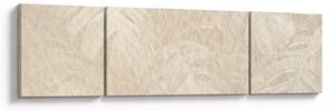 Obraz - Listy v textuře (170x50 cm)