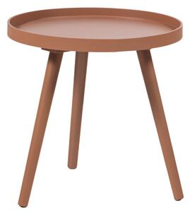WOOOD Růžový odkládací stolek Sasha Ø 41 cm