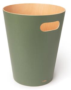 Odpadkový koš 28 cm Umbra WOODROW - zelený