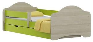 Dětská postel s matrací roštem šuplíkem a zábranami Nyu 22