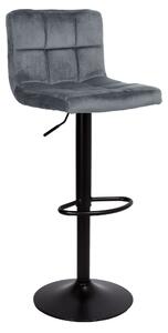 ViaDomo Via Domo - Barová židle Pero - šedá - 40x107x35 cm